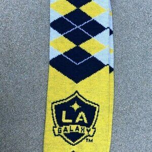 LA GALAXY MLS Soccer Los Angeles Argon Fringe Tassel Neck Scarf​​​​​​​​
